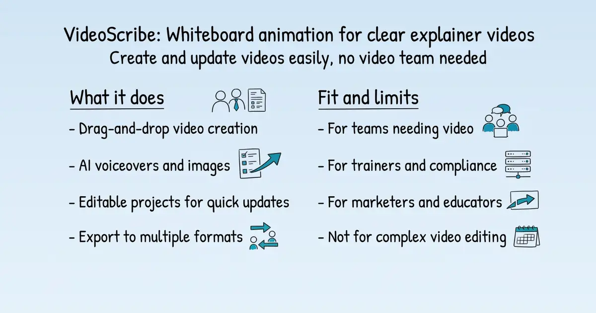 VideoScribe at a glance