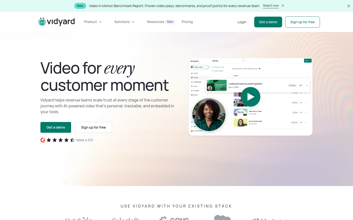 Homepage of the website, as captured