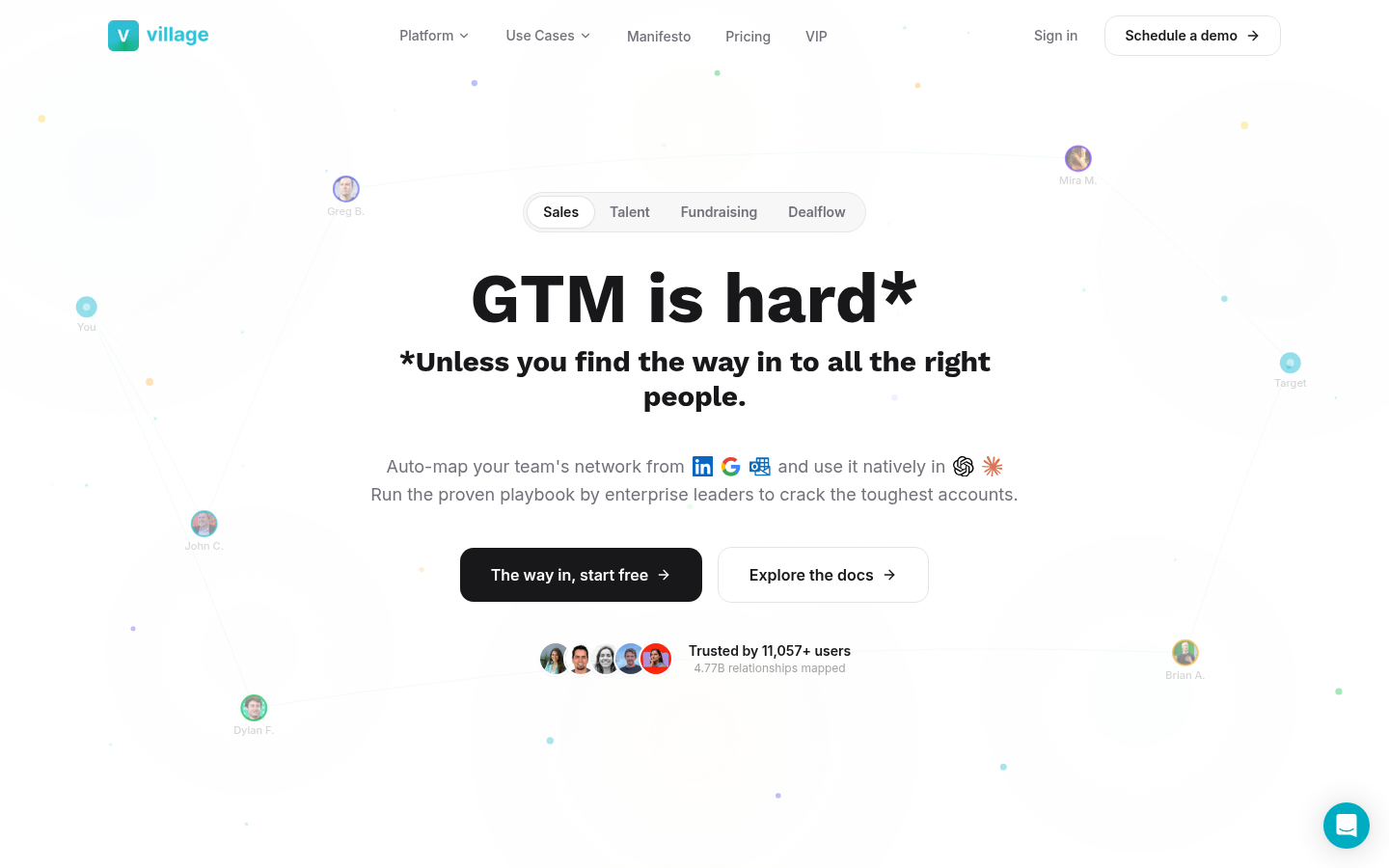 Homepage of the website, as captured