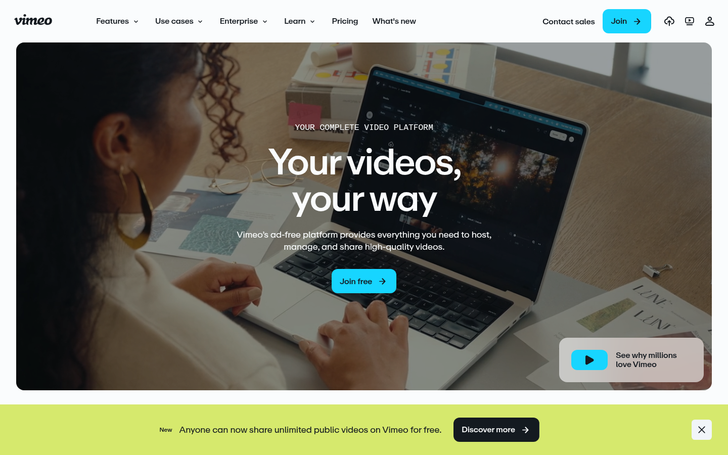 Homepage of the website, as captured
