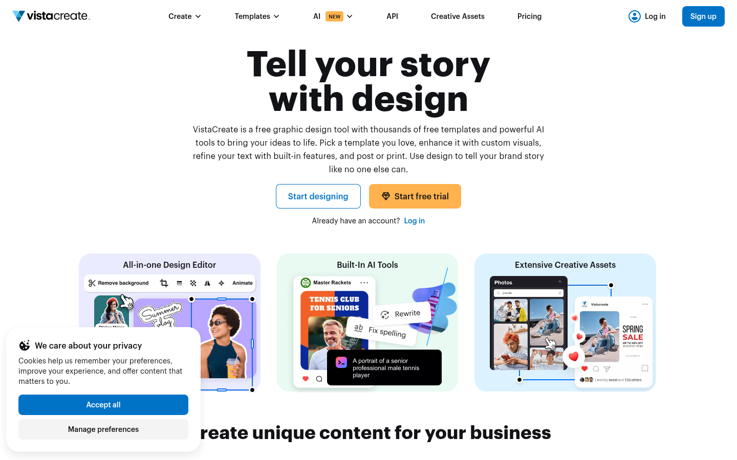 Homepage of the website, as captured