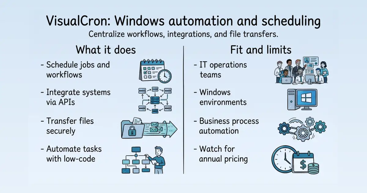 VisualCron at a glance