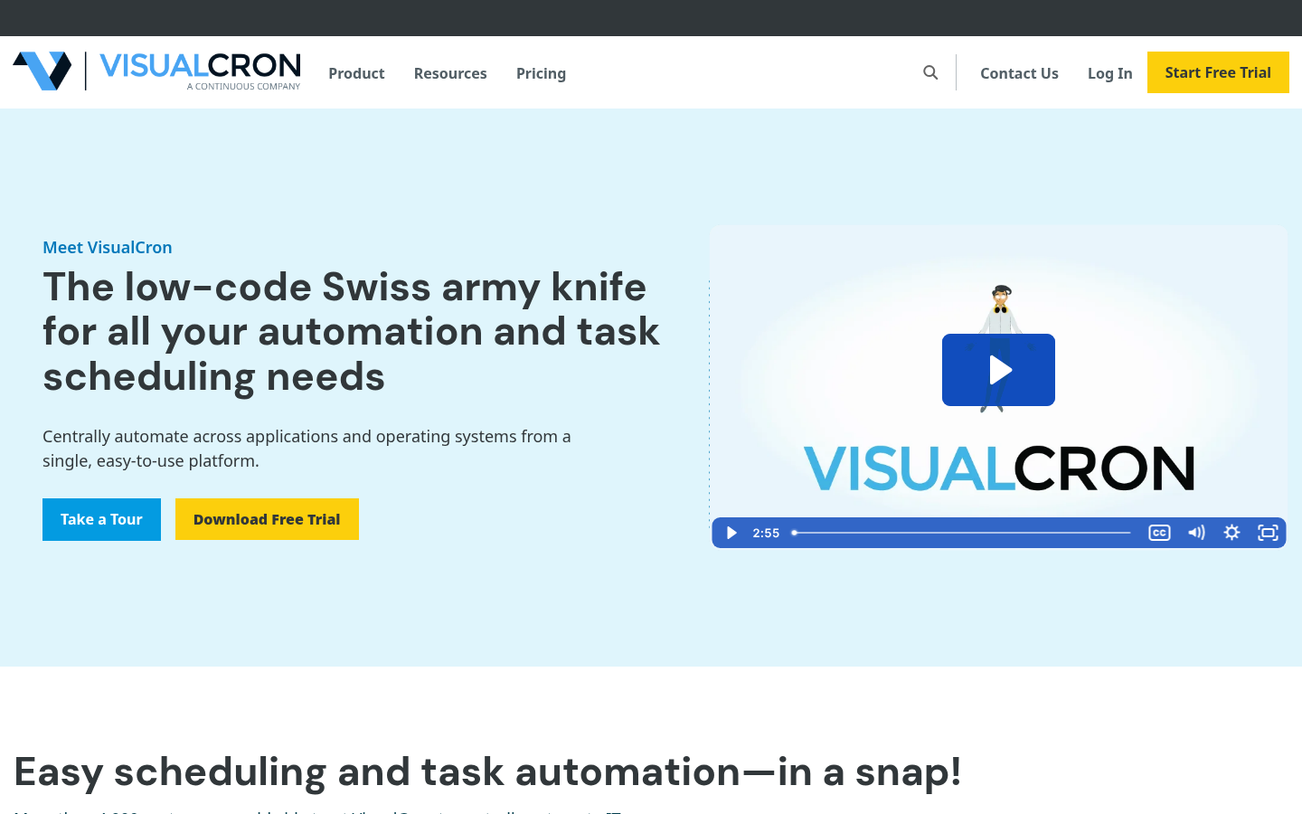 Homepage of the website, as captured
