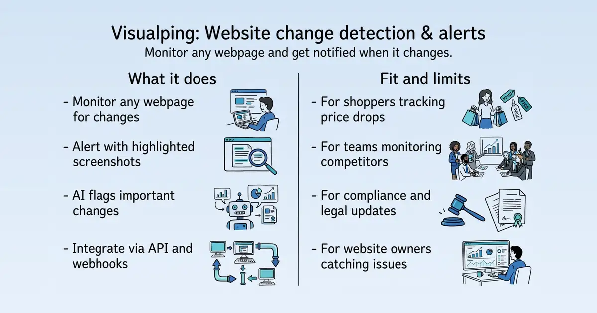 Visualping at a glance