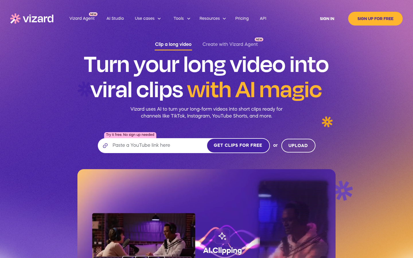 Homepage of the website, as captured