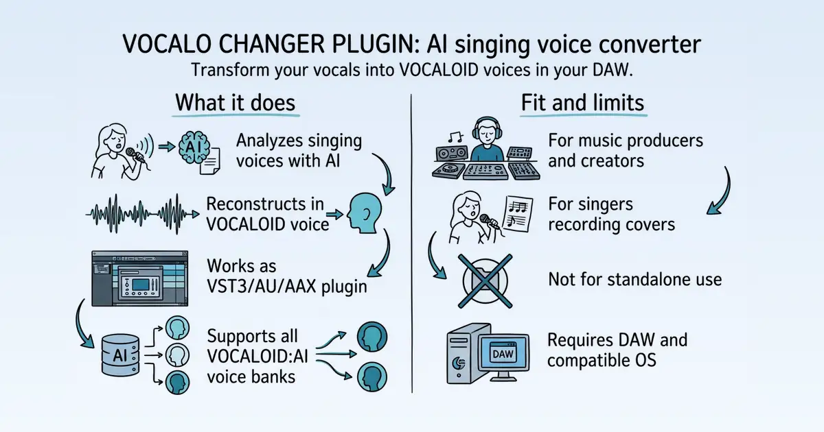 VOCALO CHANGER PLUGIN at a glance