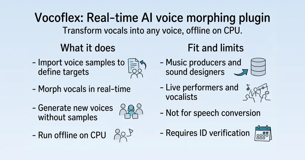 Vocoflex at a glance