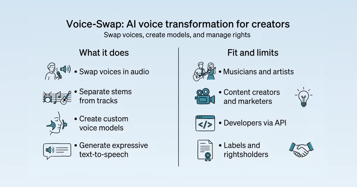 Voice-Swap at a glance