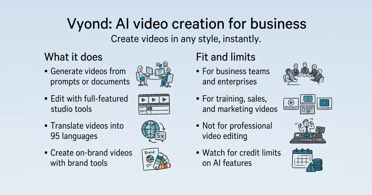 Vyond at a glance