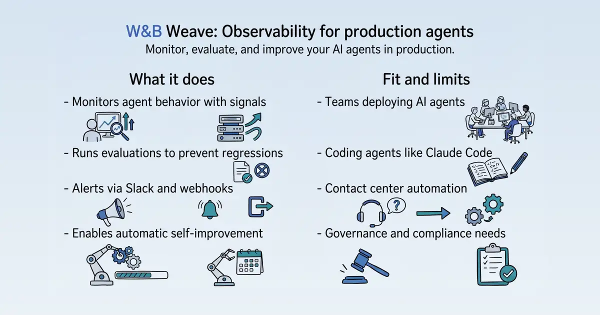 W&B Weave at a glance