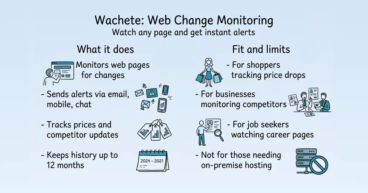 Wachete at a glance
