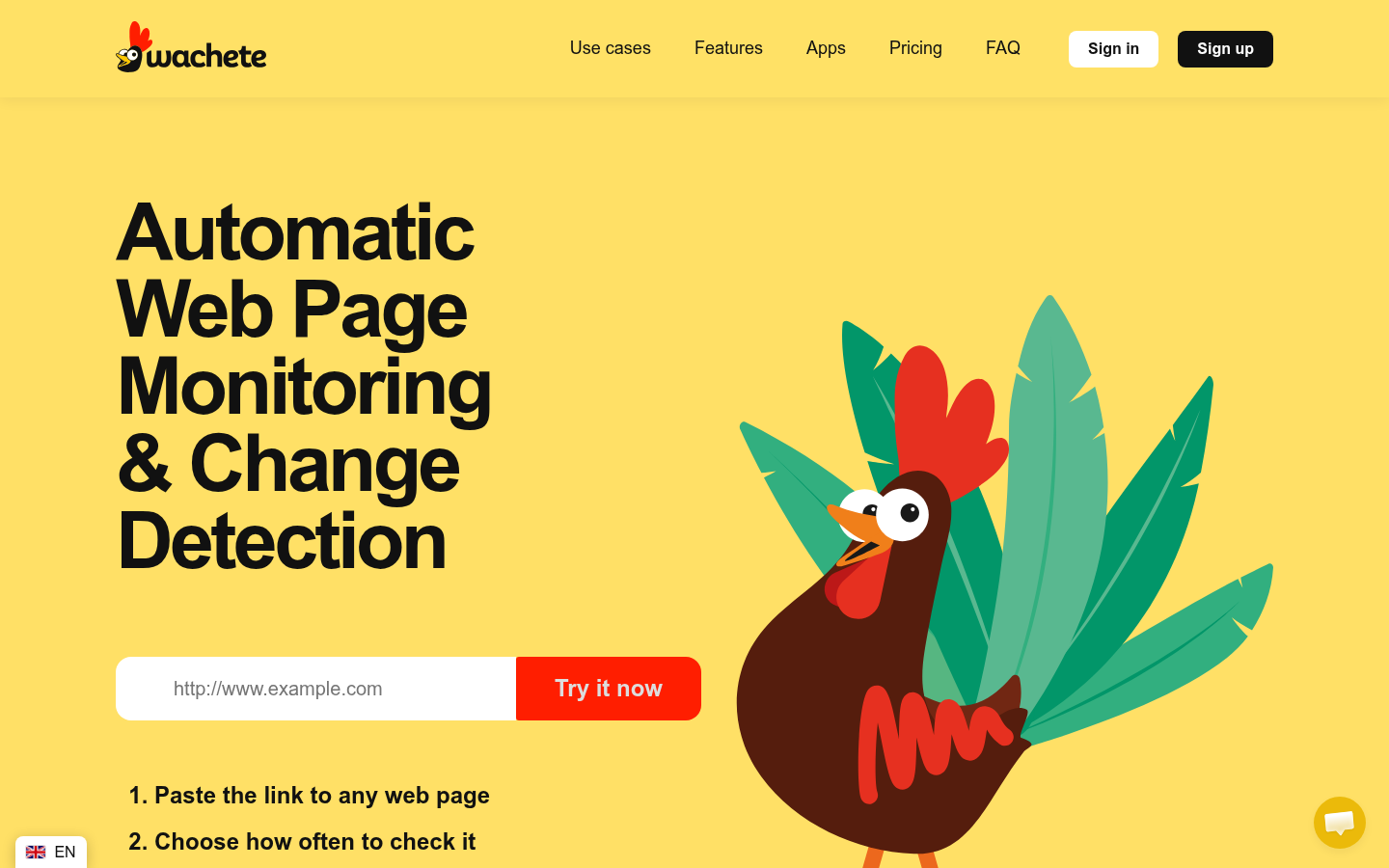Homepage of the website, as captured