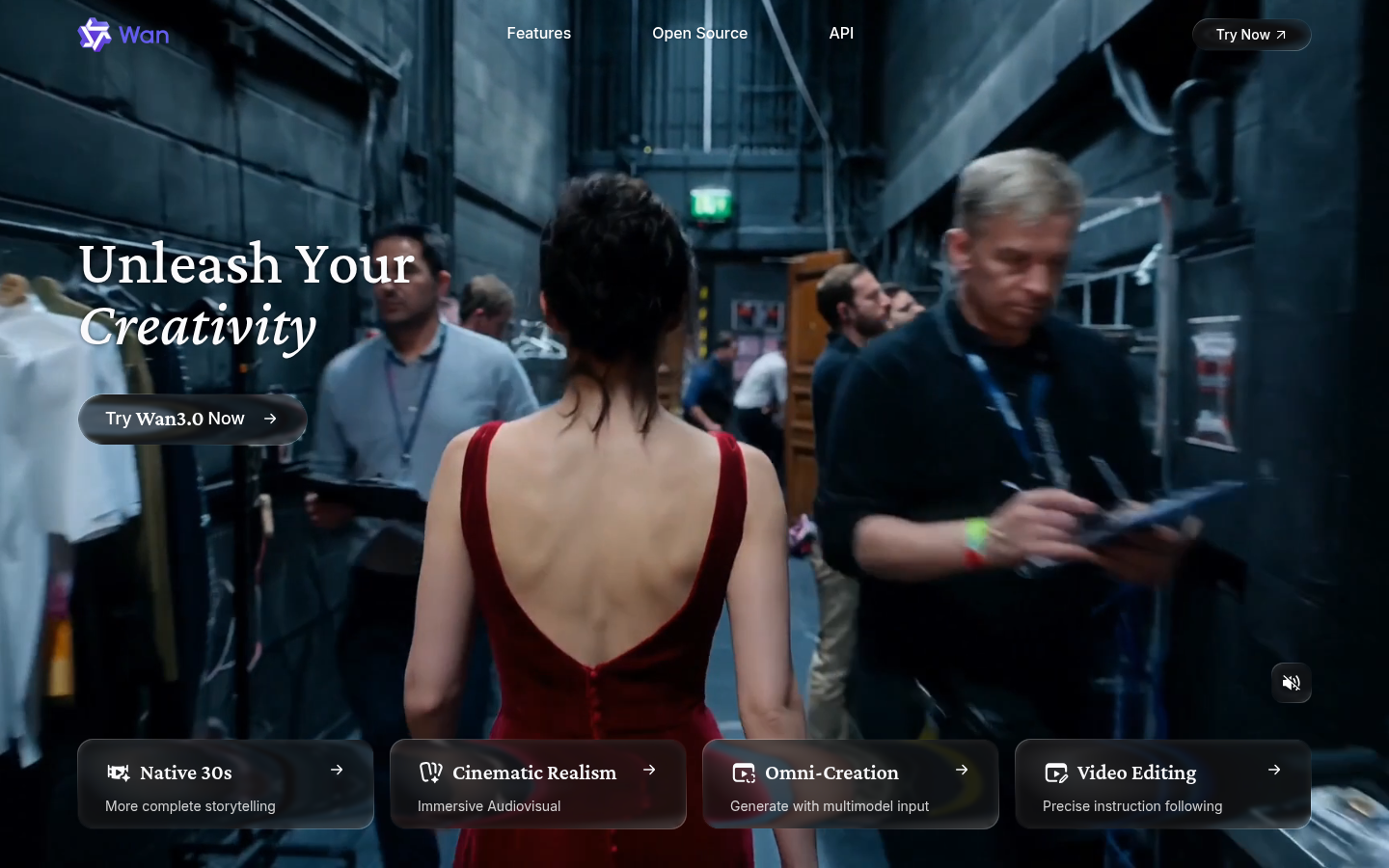 Homepage of the website, as captured