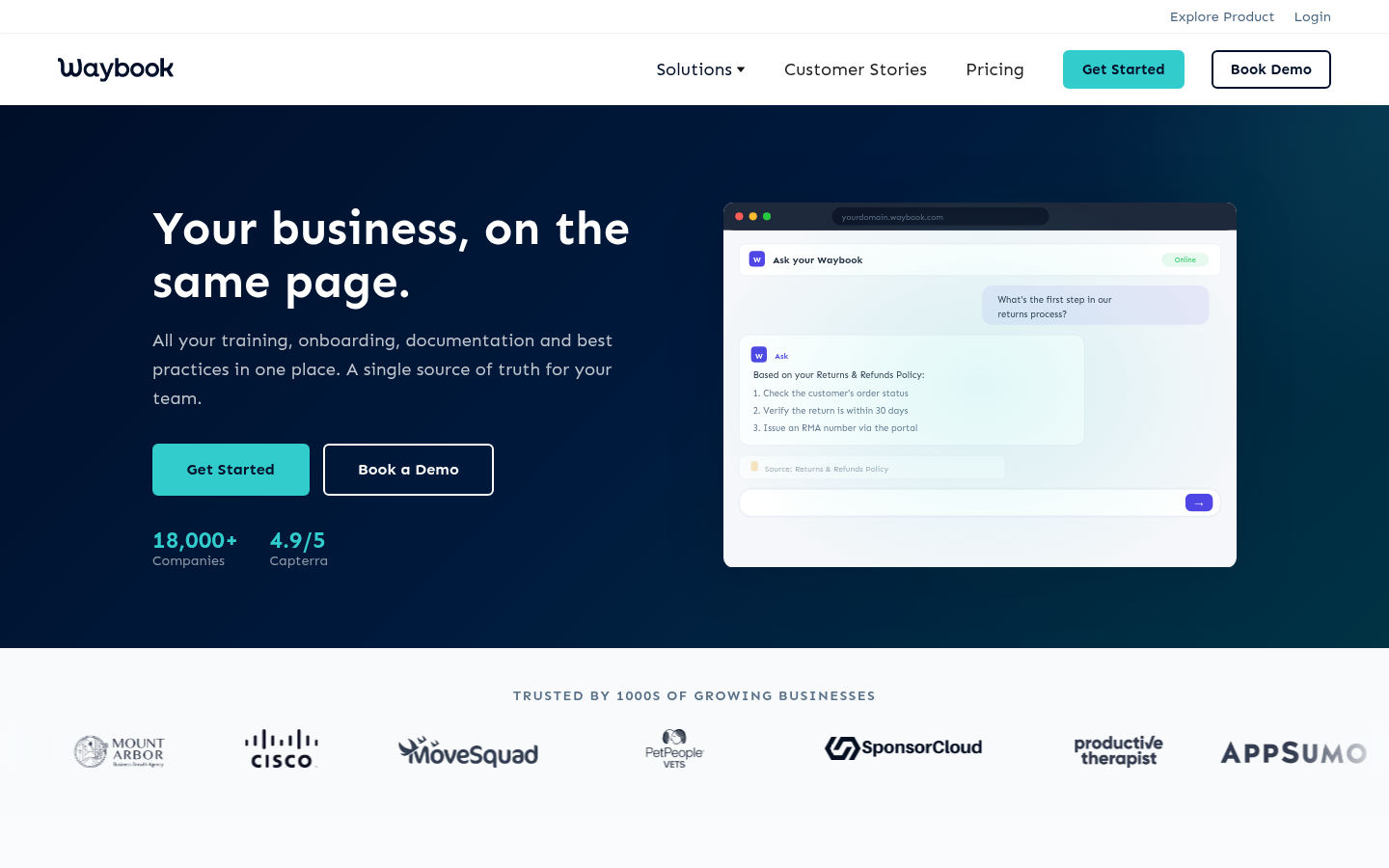 Homepage of the website, as captured