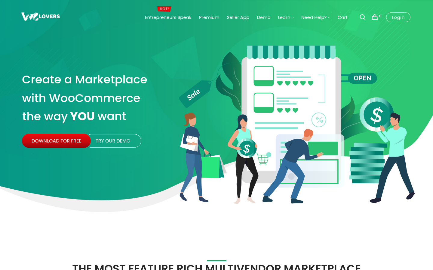 Homepage of the website, as captured