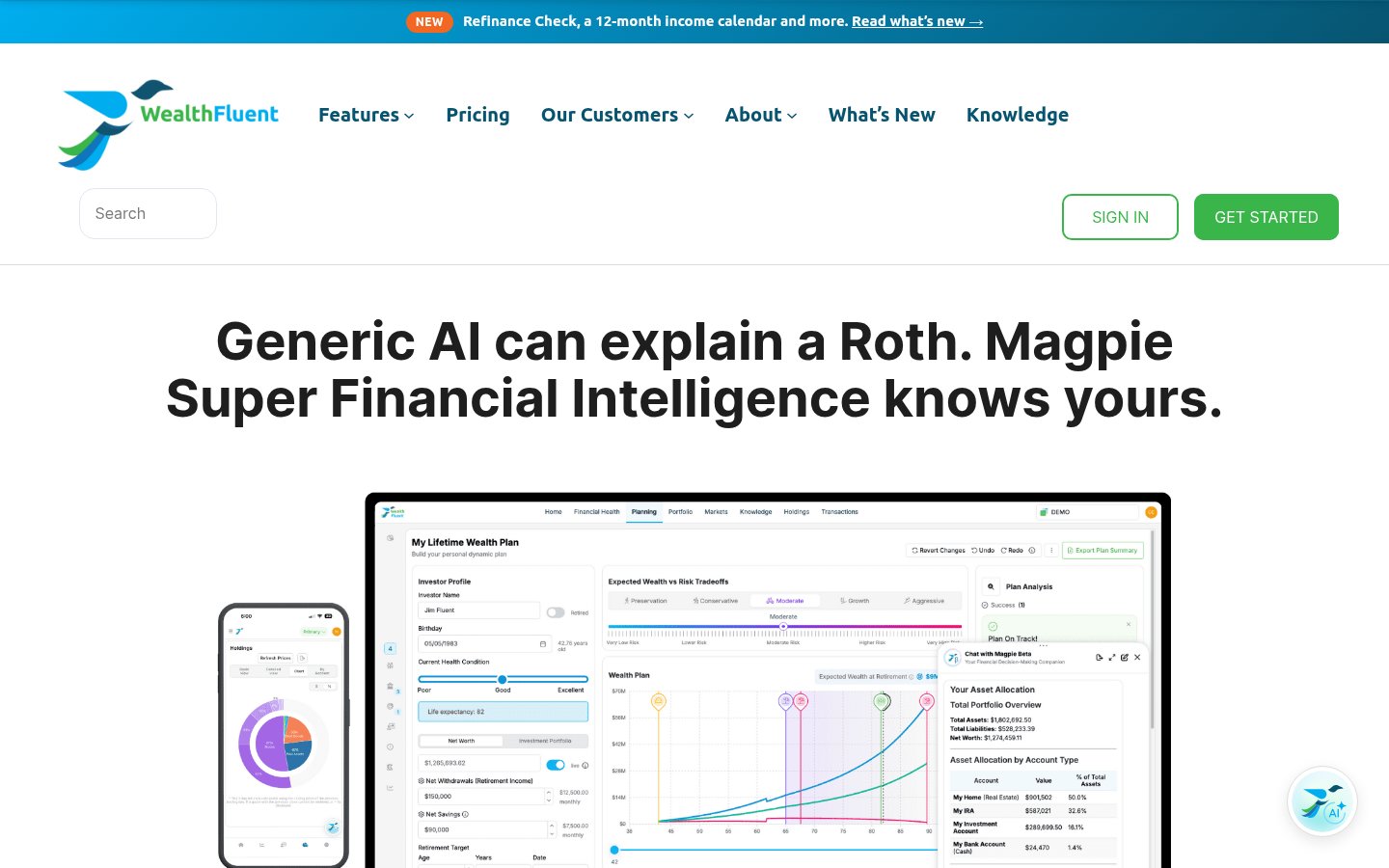 Homepage of the website, as captured