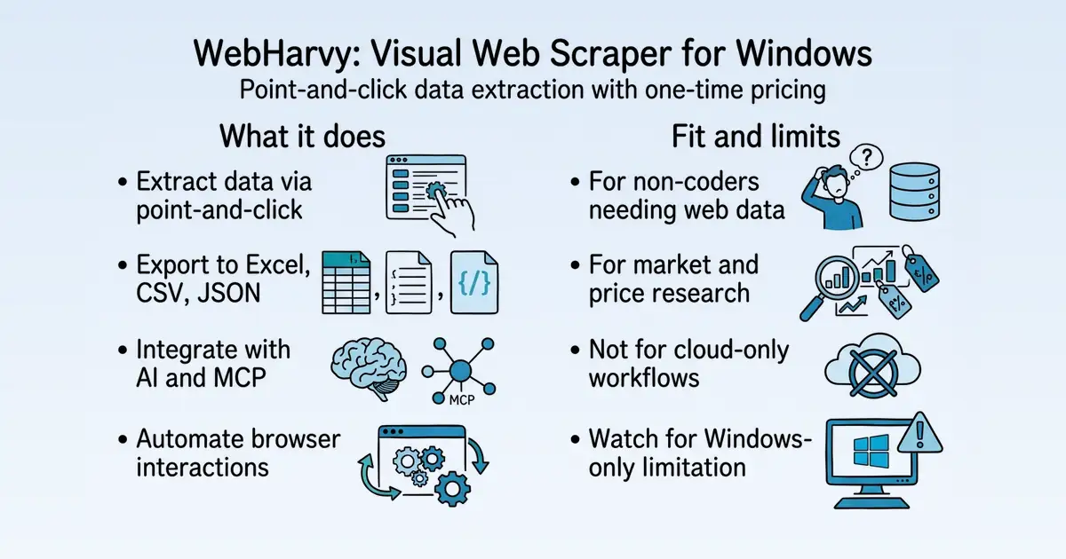 WebHarvy at a glance