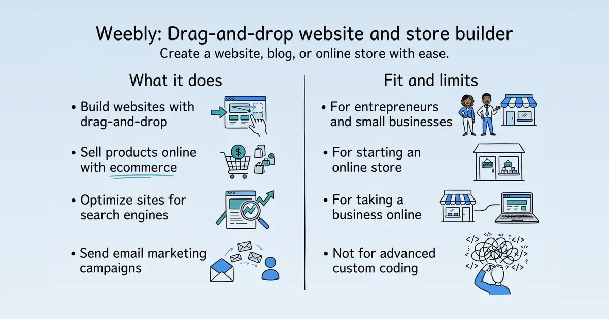 Weebly at a glance