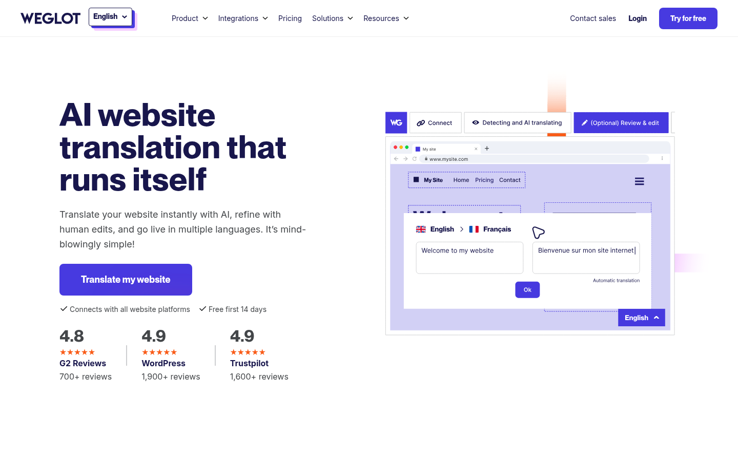 Homepage of the website, as captured