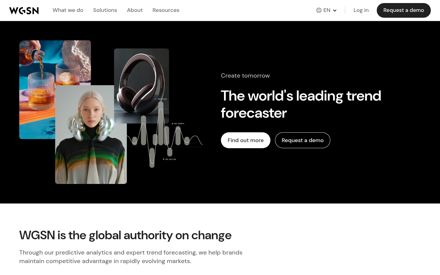 Homepage of the website, as captured
