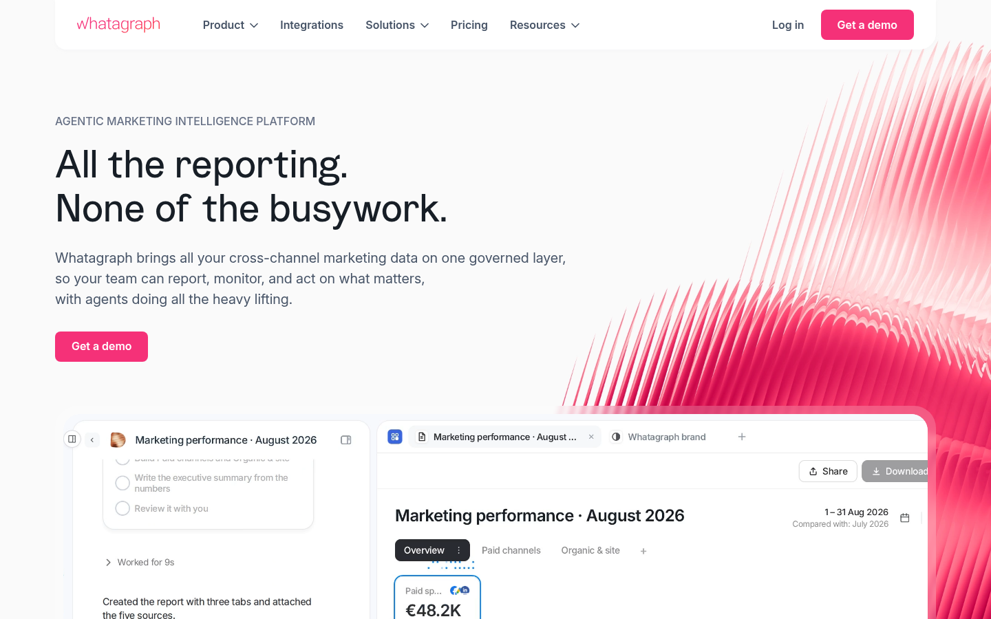 Homepage of the website, as captured