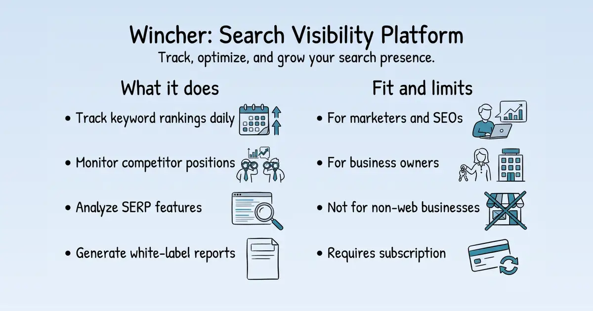 Wincher at a glance