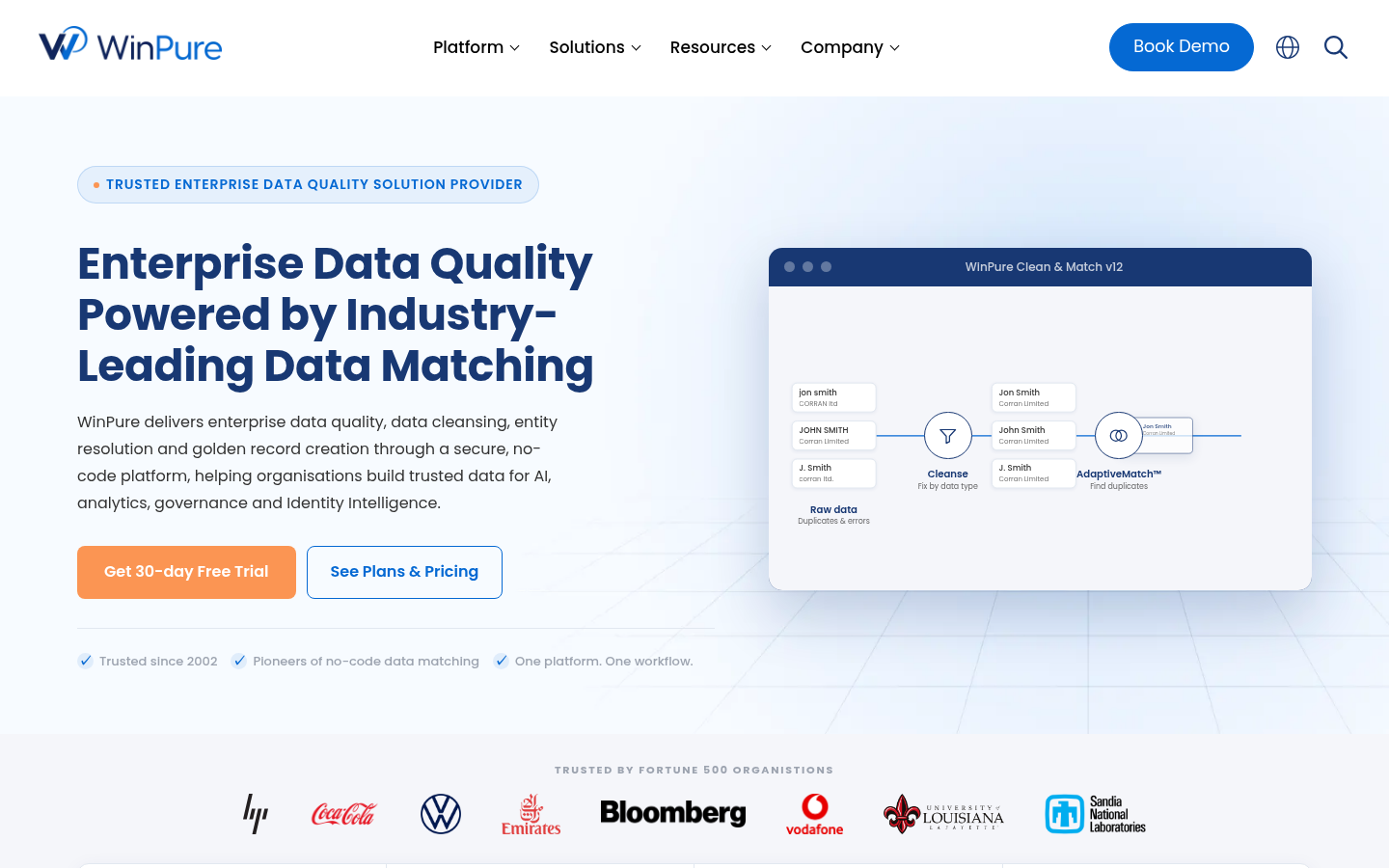 Homepage of the website, as captured