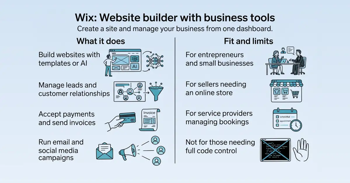 Wix at a glance