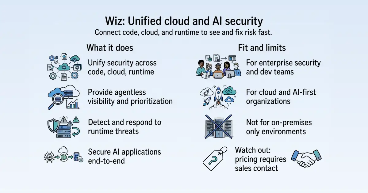 Wiz Cloud and AI Security Platform at a glance