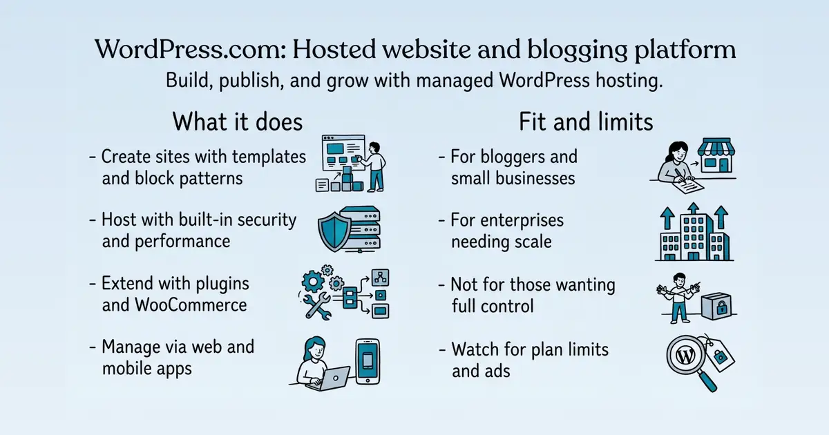 WordPress.com at a glance