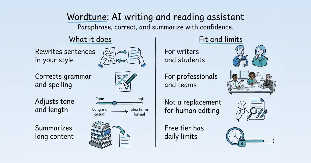 Wordtune at a glance