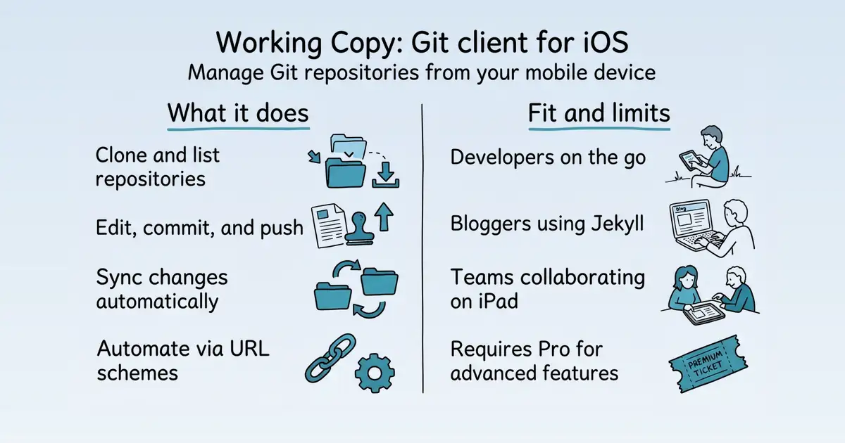 Working Copy at a glance