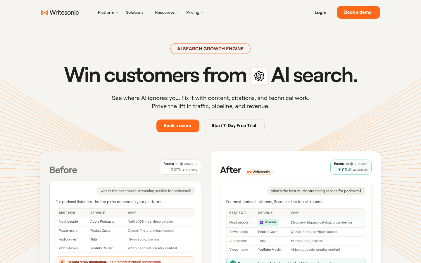 Homepage of the website, as captured
