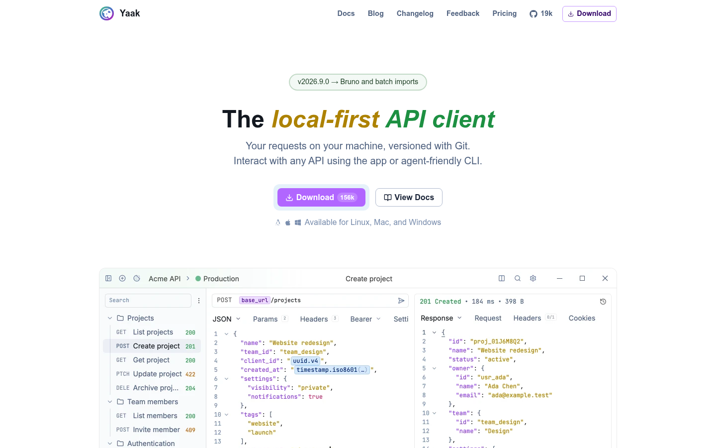 Homepage of the website, as captured