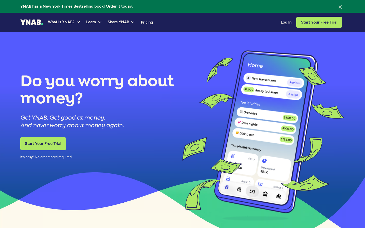 Homepage of the website, as captured