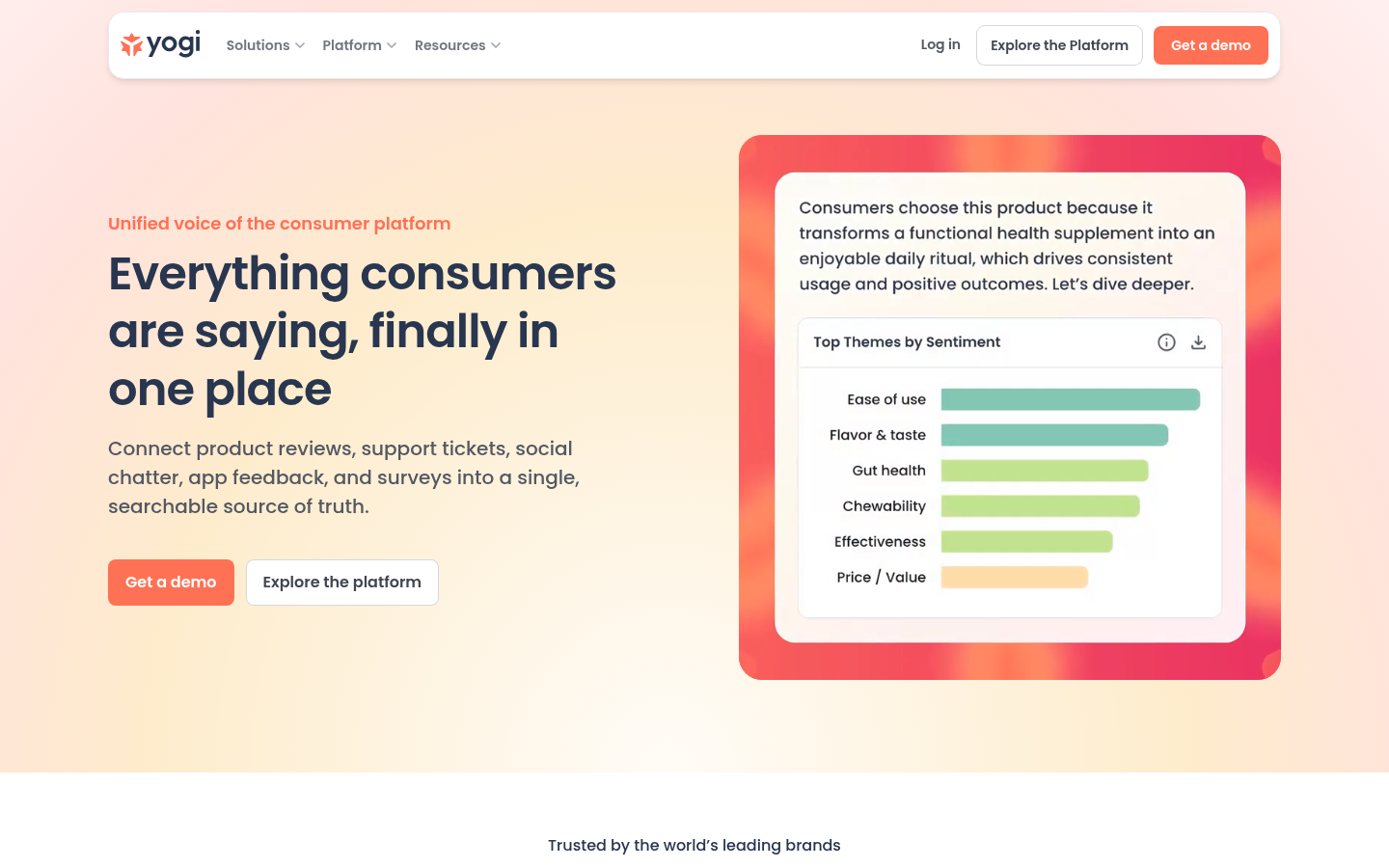 Homepage of the website, as captured