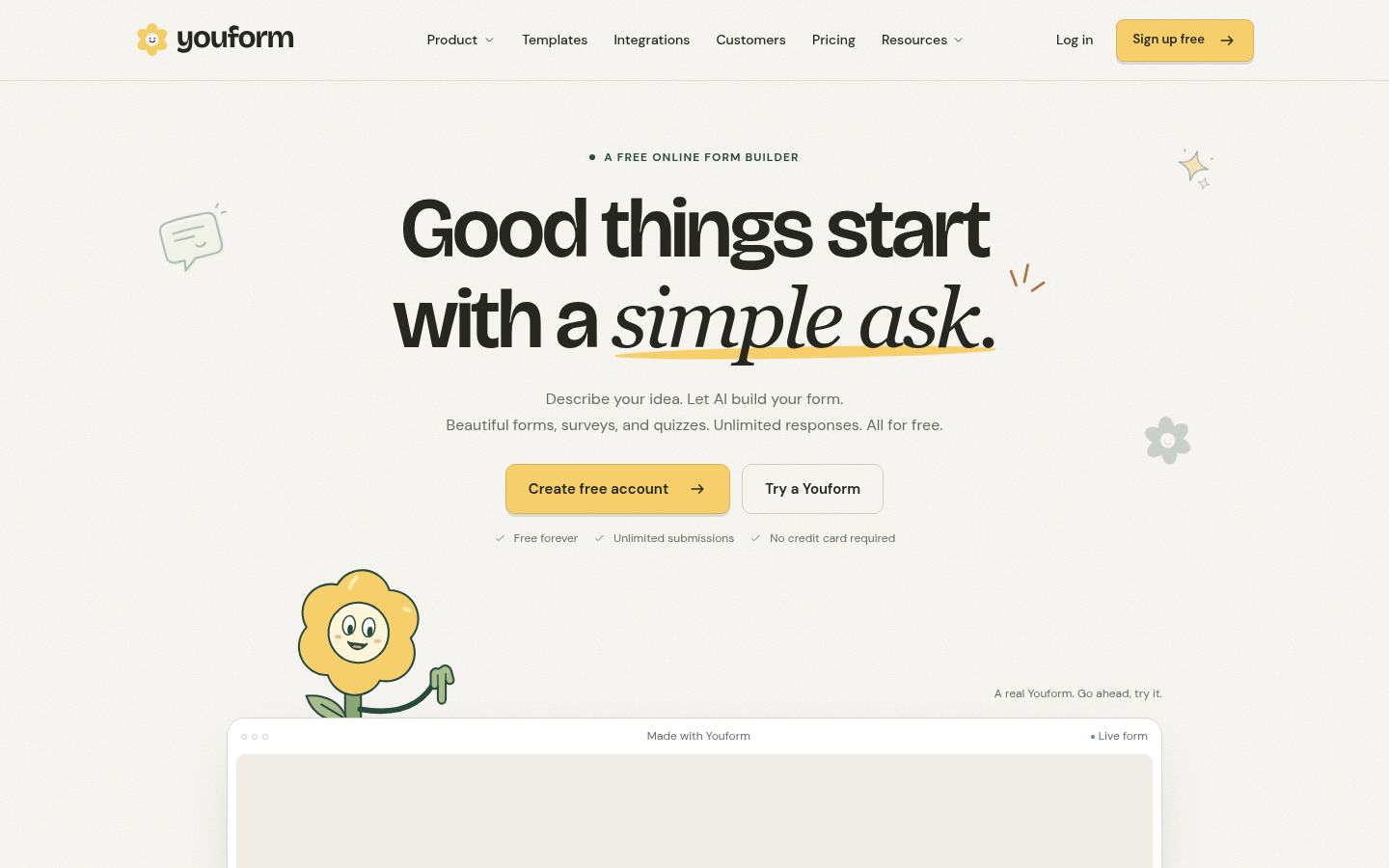 Homepage of the website, as captured