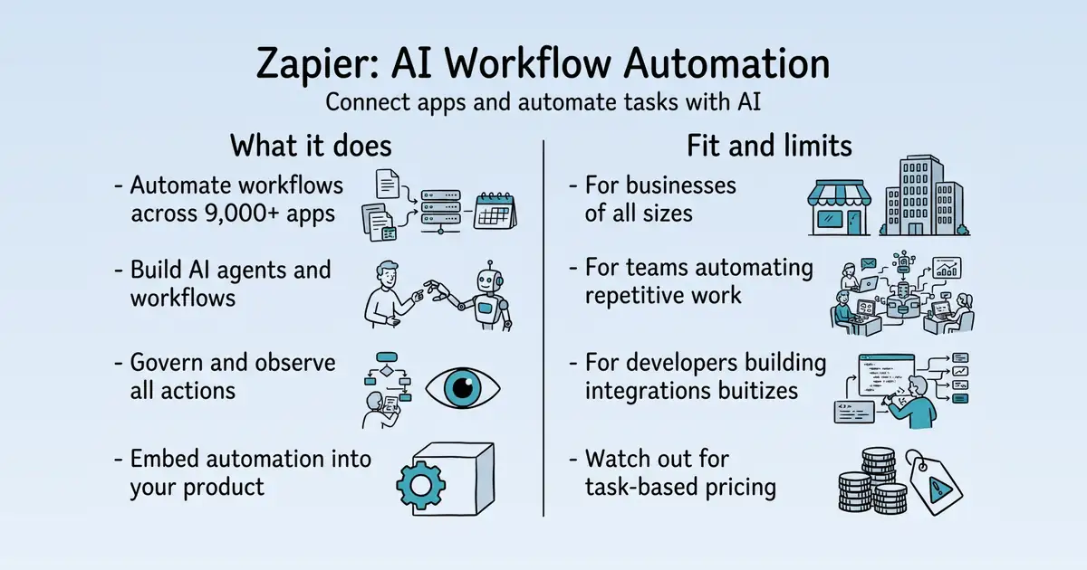 Zapier at a glance