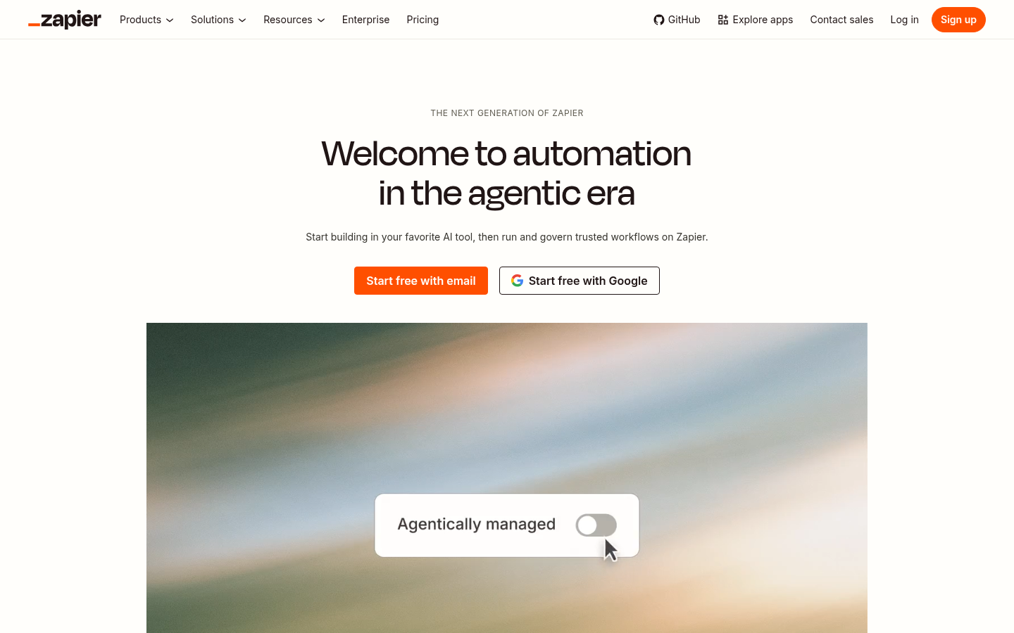 Homepage of the website, as captured