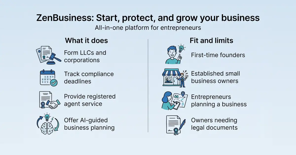 ZenBusiness at a glance