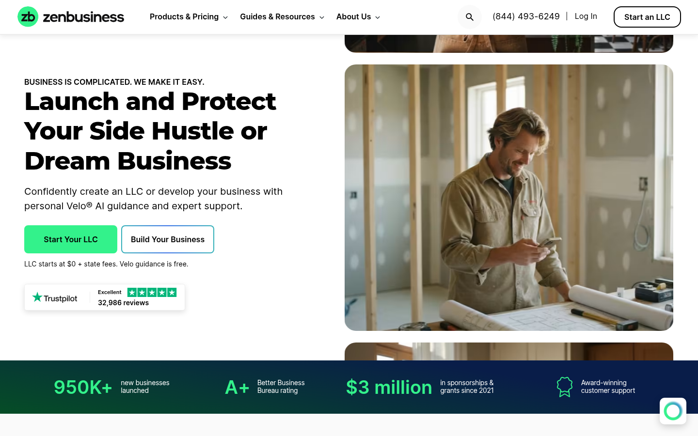 Homepage of the website, as captured