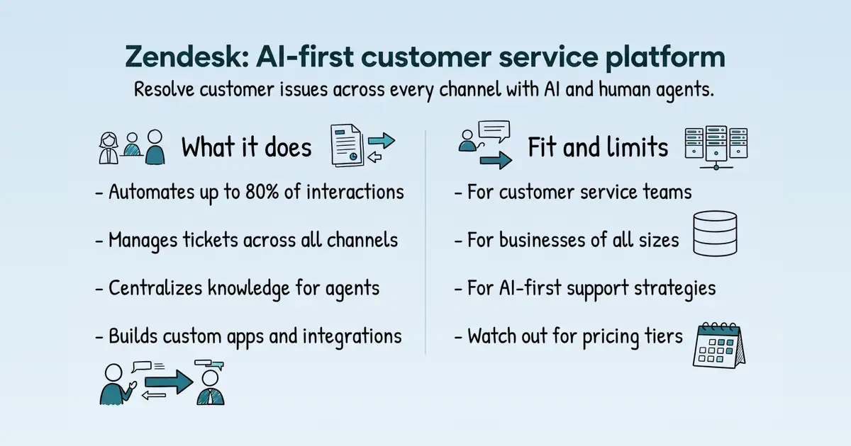 Zendesk at a glance
