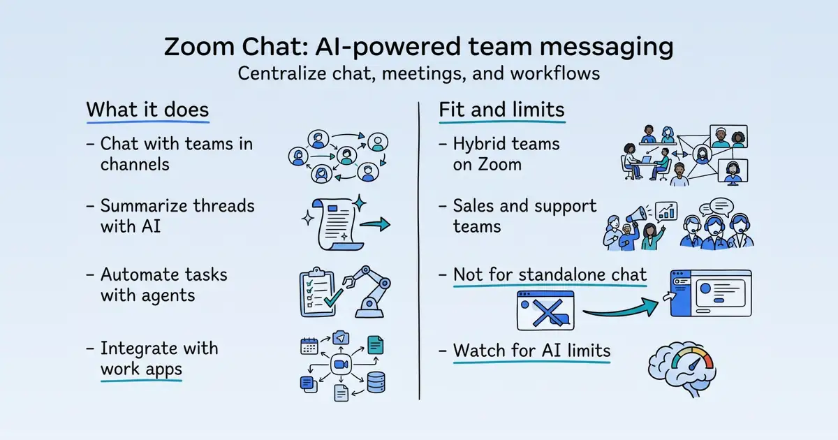 Zoom Chat at a glance