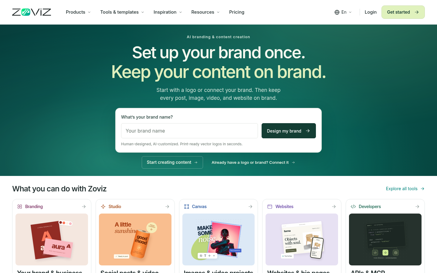 Homepage of the website, as captured